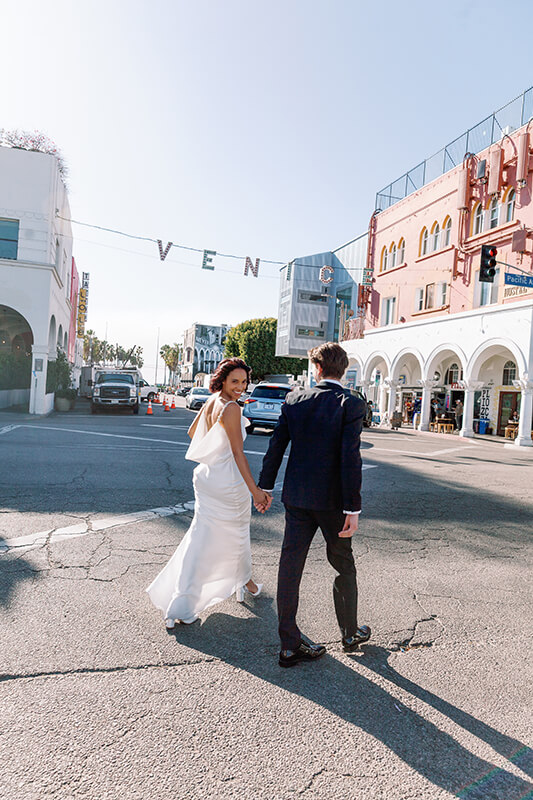 Los Angeles elopement in Venice Beach, California