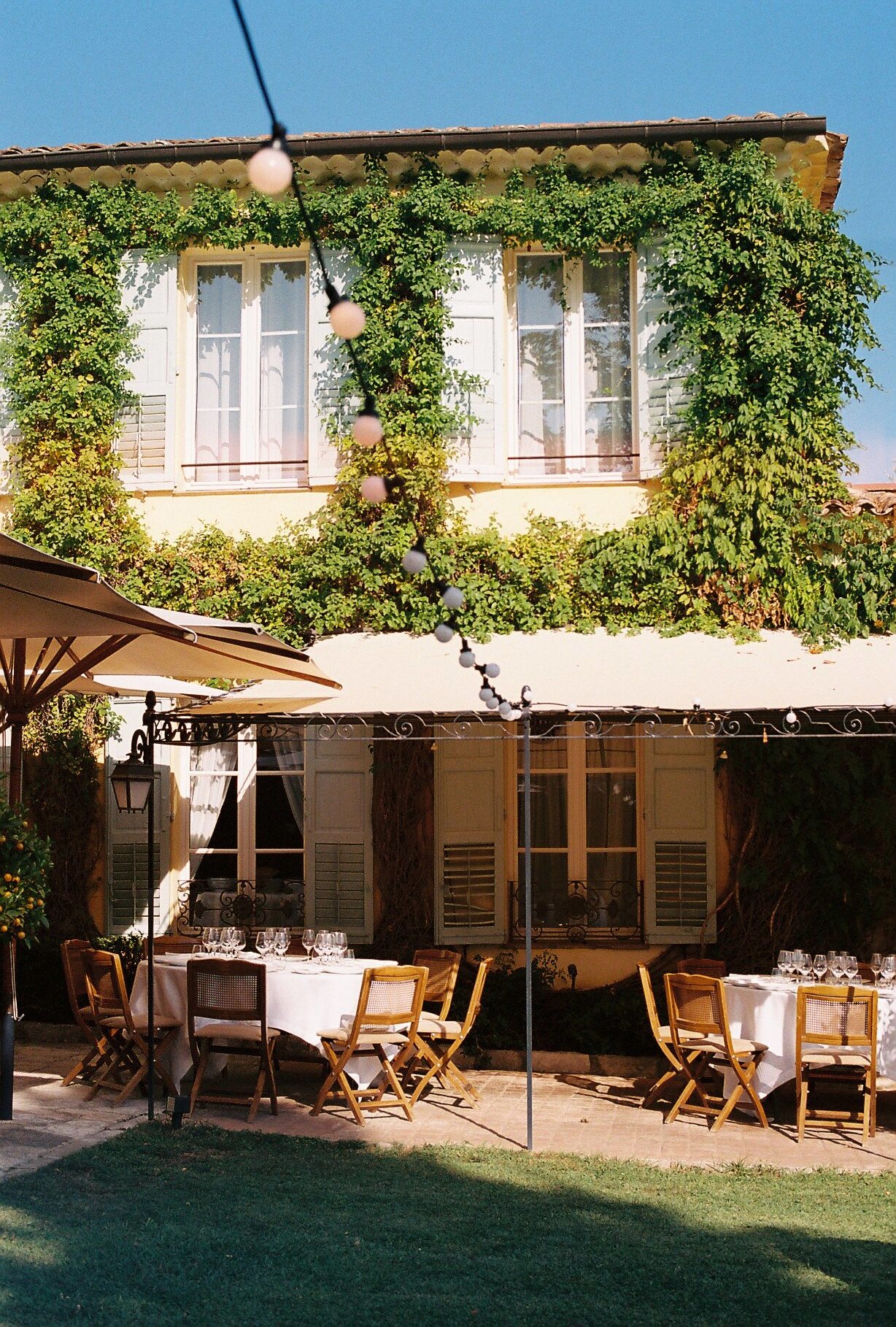 An Italian wedding venue photographed on 35mm film